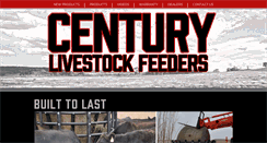 Desktop Screenshot of centurylivestockfeeders.com